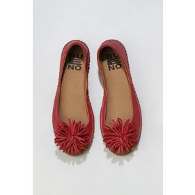 Bueno Shoes 01ws4807 Fuşya Deri Kadın Babet