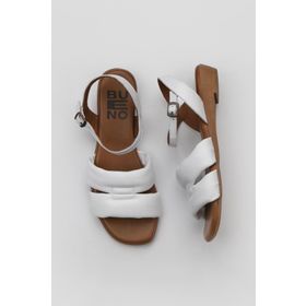 Bueno Shoes 01WS6010 Kırmızı Deri Kadın Düz Sandalet