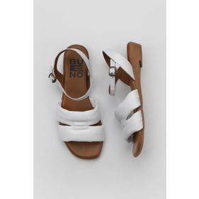 Bueno Shoes 01WS6010 Kırmızı Deri Kadın Düz Sandalet