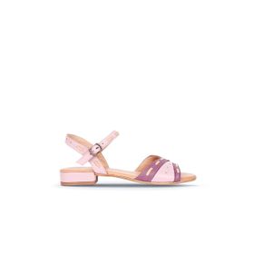 Bueno Shoes 01WS6102 Mor Pudra Deri Kadın Topuklu Sandalet