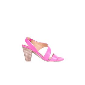 Bueno Shoes 01WS6700 Fuşya Deri Kadın Topuklu Sandalet