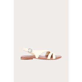 Bueno Shoes 01WS6902 Vizon Deri Kadın Düz Sandalet