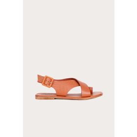 Bueno Shoes 01ws6903 Taba Deri Kadın Düz Sandalet