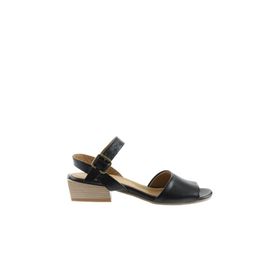 Bueno Shoes 01WS7504 Siyah Deri Kadın Topuklu Sandalet