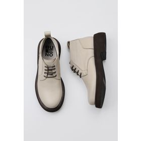 Bueno Shoes 01WT0503 Bej Deri Kadın Bot