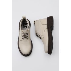 Bueno Shoes 01WT0503 Bej Deri Kadın Bot