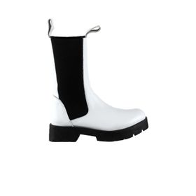Bueno Shoes 01wt2508 Beyaz Deri Kadın Topuklu Bot