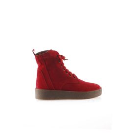 Bueno Shoes 01WT3001 Kırmızı Süet Kadın Bot