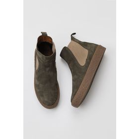 Bueno Shoes 01WT3206 Haki Süet Kadın Düz Bot