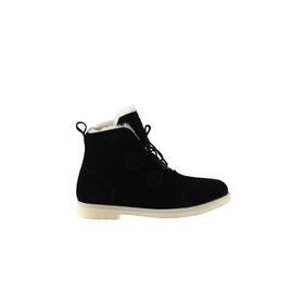 Bueno Shoes 01wt3301 Siyah Süet Kadın Bot