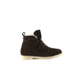 Bueno Shoes 01wt3301 Siyah Süet Kadın Bot
