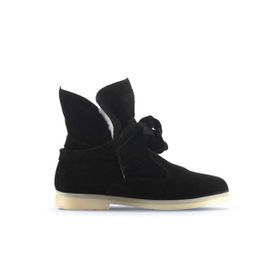 Bueno Shoes 01WT3303 Siyah Süet Kadın Bot