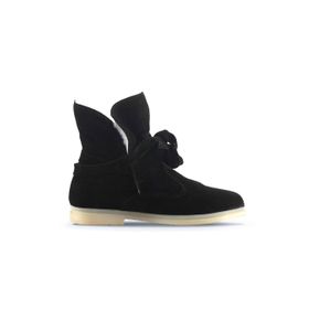 Bueno Shoes 01WT3303 Siyah Süet Kadın Bot