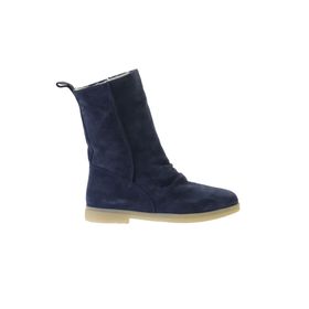 Bueno Shoes 01WT3305 Mavi Süet Kadın Bot