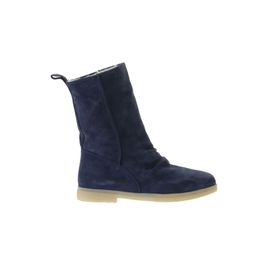 Bueno Shoes 01WT3305 Mavi Süet Kadın Bot