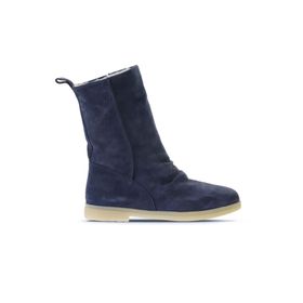 Bueno Shoes 01WT3305 Mavi Süet Kadın Bot