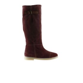 Bueno Shoes 01WT3314 Mor Süet Kadın Düz Çizme