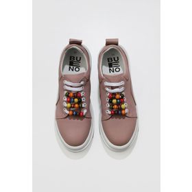 Bueno Shoes 01WT4705 Gül Kurusu Deri Kadın Spor Ayakkabı
