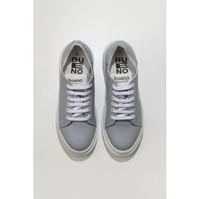 Bueno Shoes 01WT4706 Mavi Beyaz Deri Kadın Spor Ayakkabı