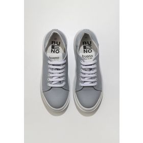 Bueno Shoes 01WT4706 Mavi Beyaz Deri Kadın Spor Ayakkabı