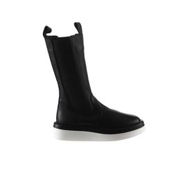 Bueno Shoes 01WT5800 Siyah Deri Kadın Bot