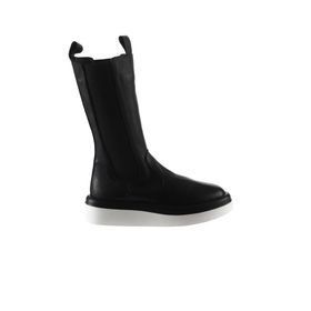 Bueno Shoes 01WT5800 Siyah Deri Kadın Bot