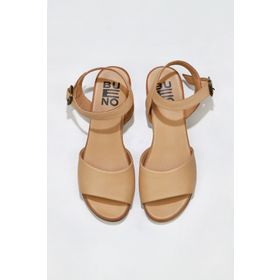 Bueno Shoes 01wu3101 Bej Deri Kadın Sandalet