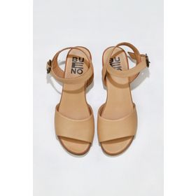 Bueno Shoes 01wu3101 Bej Deri Kadın Sandalet