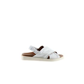 Bueno Shoes 01WU3309 Beyaz Deri Kadın Düz Sandalet