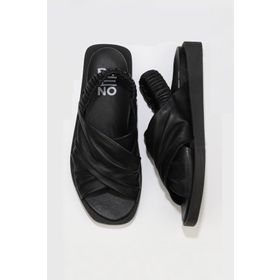 Bueno Shoes 01WU3309 Mavi Deri Kadın Düz Sandalet