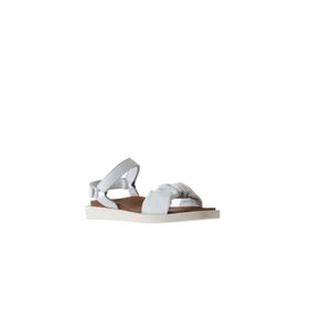Bueno Shoes 01WU3317 Beyaz Deri Kadın Düz Sandalet