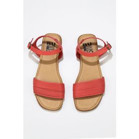 Bueno Shoes 01WU3420 Mercan Deri Kadın Düz Sandalet