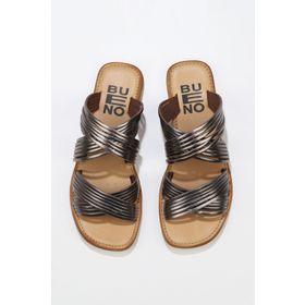 Bueno Shoes 01wu3422 Taba Parlak Deri Kadın Düz Sandalet