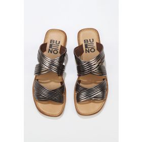 Bueno Shoes 01WU3422 Taba Parlak Deri Kadın Düz Terlik