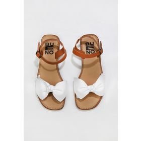 Bueno Shoes 01wu3424 Taba Deri Kadın Düz Sandalet