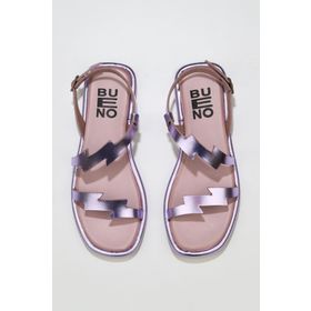 Bueno Shoes 01WU4101 Pudra Deri Kadın Düz Sandalet