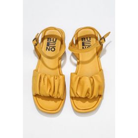 Bueno Shoes 01WU4121 Sarı Deri Kadın Sandalet