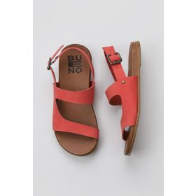 Bueno Shoes 01WU4244 Mercan Nubuk Kadın Sandalet