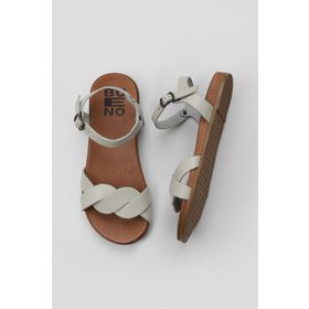 Bueno Shoes 01WU4253 Yeşil Deri Kadın Düz Sandalet