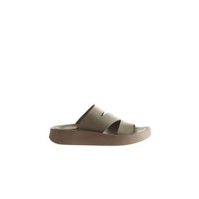 Bueno Shoes 01wu4629 Yeşil Deri Kadın Düz Sandalet