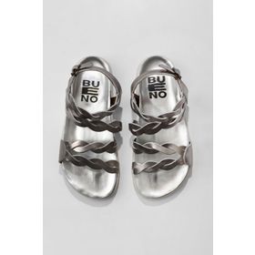 Bueno Shoes 01WU4703 Beyaz Deri Kadın Düz Sandalet