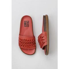 Bueno Shoes 01WU4708 Mercan Deri Kadın Düz Terlik