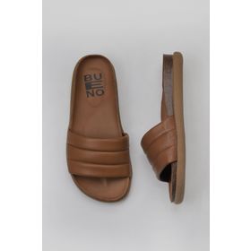Bueno Shoes 01WU4710 Kahverengi Deri Kadın Düz Terlik