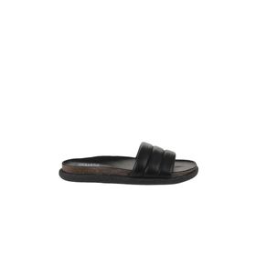 Bueno Shoes 01WU4710 Siyah Deri Kadın Düz Terlik