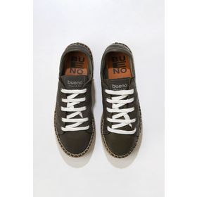 Bueno Shoes 01WU5601 Haki Flotter Deri Kadın Düz Ayakkabı
