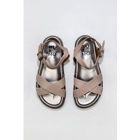 Bueno Shoes 01wu5830 Gri Deri Kadın Sandalet