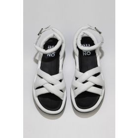 Bueno Shoes 01wu5902 Yeşil Deri Kadın Düz Sandalet