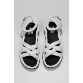 Bueno Shoes 01wu5902 Yeşil Deri Kadın Düz Sandalet