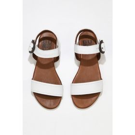 Bueno Shoes 01WU7417 Kırmızı Deri Kadın Düz Sandalet