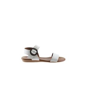 Bueno Shoes 01WU7417 Kırmızı Deri Kadın Düz Sandalet